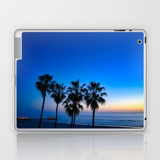 Los Angeles, California, Palm Tree Beach Sunset Laptop & iPad Skin