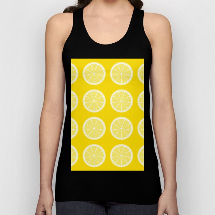 Lemon Pattern Tank Top