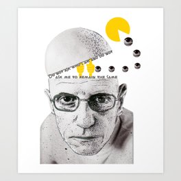 Foucault Art Print