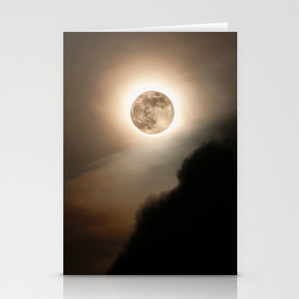 Full moon Stationery Cards