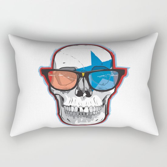 The 3D Star Punk Rectangular Pillow