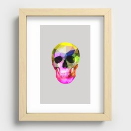 Rainbow Skull Recessed Framed Print