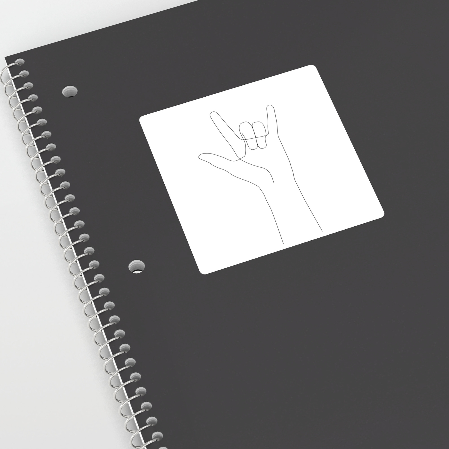 Love Hand Gesture Sticker By Explicitdesign Society6