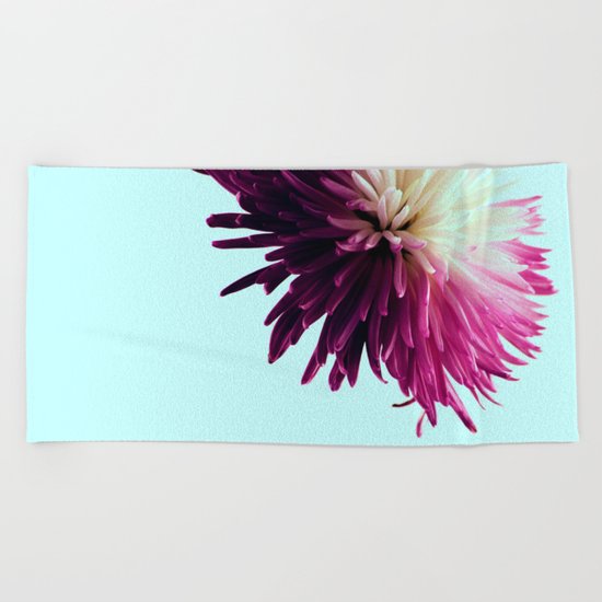 One Flower Beach Towel