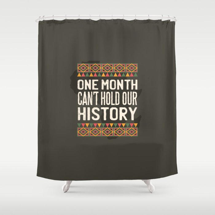 Shower Curtain By Beauty, Black History Month Shower Curtain
