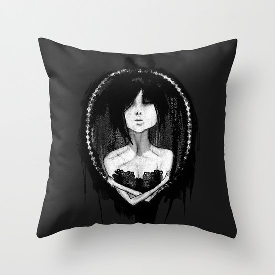 GothLoli (ゴスロリ) Throw Pillow