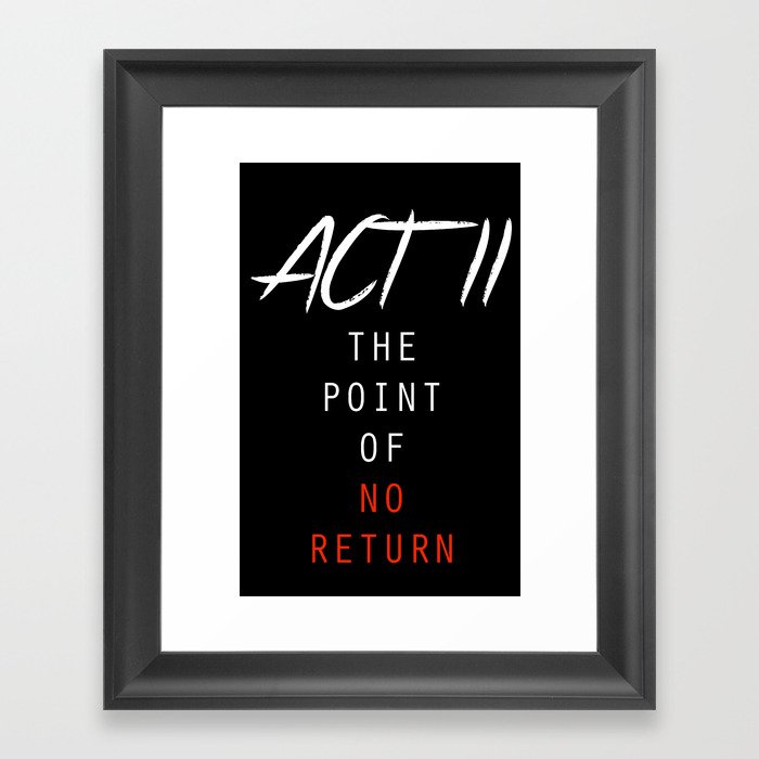 ACT II Framed Art Print