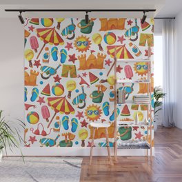 Summer Pattern Wall Mural