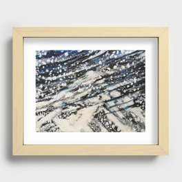 Winter Squall Recessed Framed Print