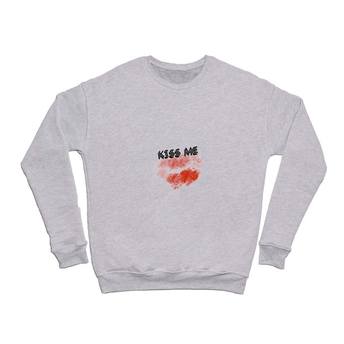 Kiss Me - Lips Crewneck Sweatshirt