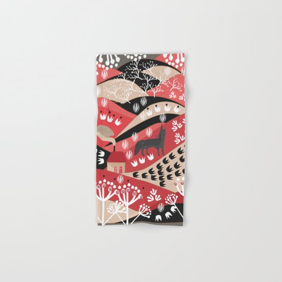 Wolf's Promise Land Hand & Bath Towel