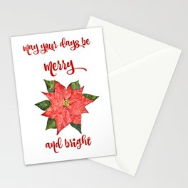 Red Christmas Pointsettia Stationery Cards | Poinsettia, Painting, Nature, Christmas, Red, Christmasflower, Illustration, Holiday 