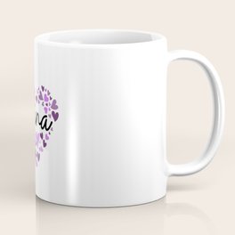 Mina, purple hearts Mug