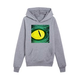 Reptile Eye Kids Pullover Hoodies