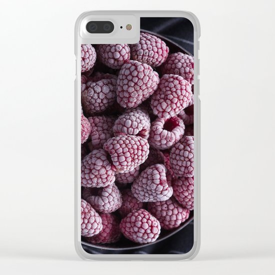 frozen berries Clear iPhone Case