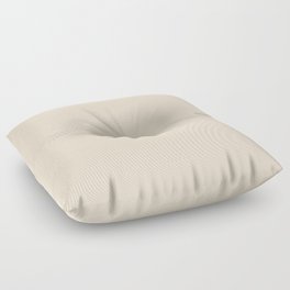 Neutral Buff Beige Solid Color Hue Shade - Patternless Floor Pillow