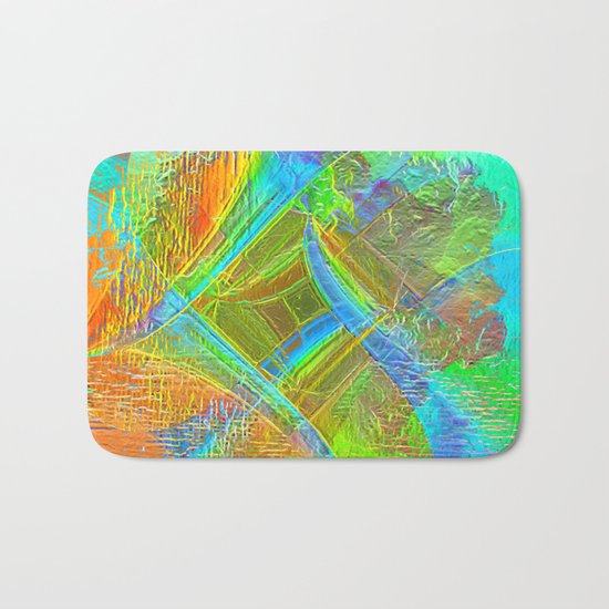 " Whirlwind of life " Bath Mat
