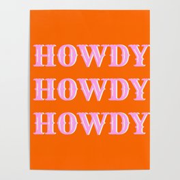 Howdy Howdy Howdy Poster