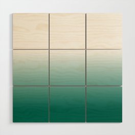 MISTY FOREST GREEN COLOR Wood Wall Art