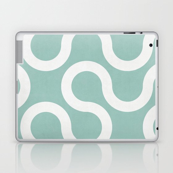 My Favorite Geometric Patterns No.34 - Light Blue Laptop & iPad Skin