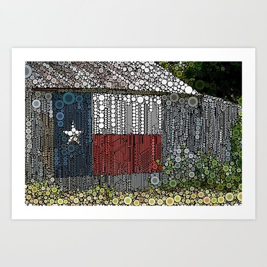 Texas Pride Art Print