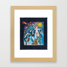 Climate Goddess Framed Art Print