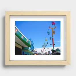 Santa Cruz Beach Boardwalk Recessed Framed Print