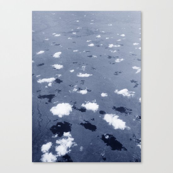 Clouds over the Australian outback. Canvas Print