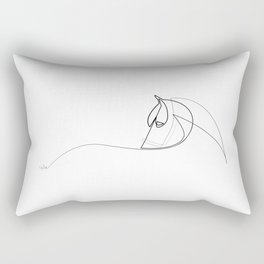 Pony line Rectangular Pillow