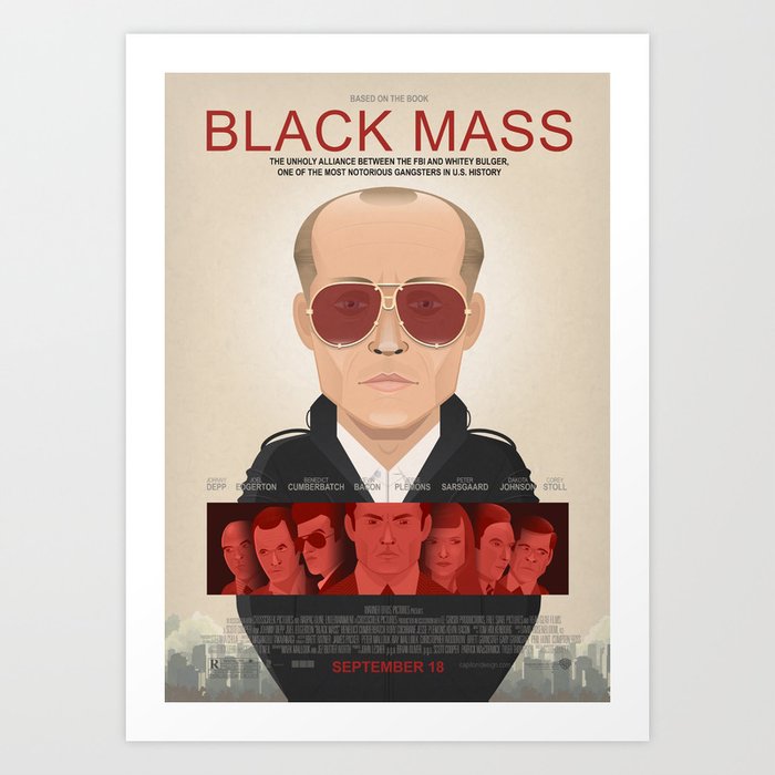 Black Mass - Alternative Movie Poster Art Print