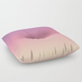 Minimal Moon on Pink and Purple Gradient Floor Pillow