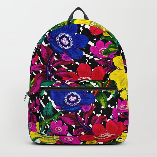 Daisy Pattern Backpack