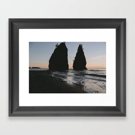 Sunset Seas Framed Art Print