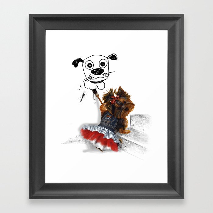 terrier Framed Art Print