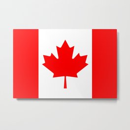 Flag of Canada Metal Print
