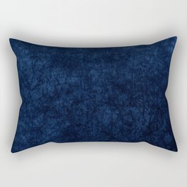 Blue Velvet Rectangular Pillow