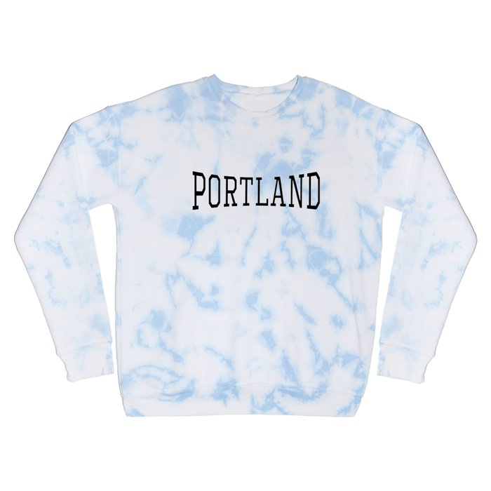 Portland - Black Crewneck Sweatshirt