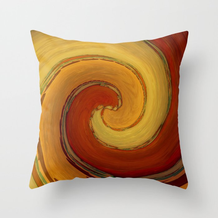 Southwestern Whirlwind art and home decor Throw Pillow