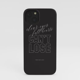 Clear Eyes Full Hearts Can't Lose iPhone Case