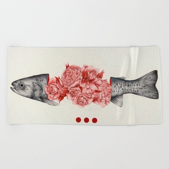 To Bloom Not Bleed II Beach Towel