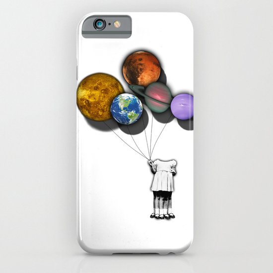 Planet balloon girl iPhone & iPod Case