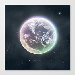 PEACE EARTH Canvas Print