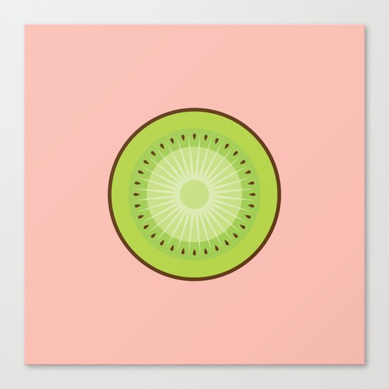 Kiwi poster Canvas Print