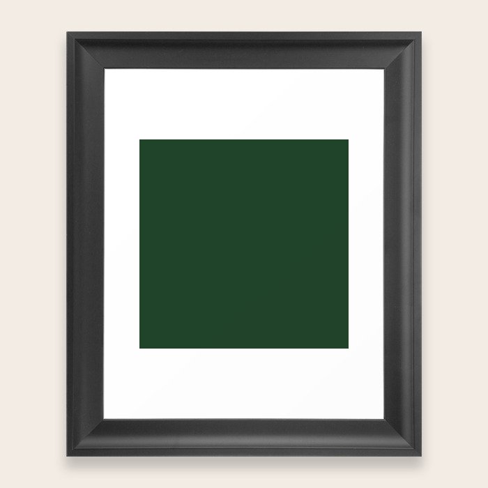 Billiard Felt Green Framed Art Print