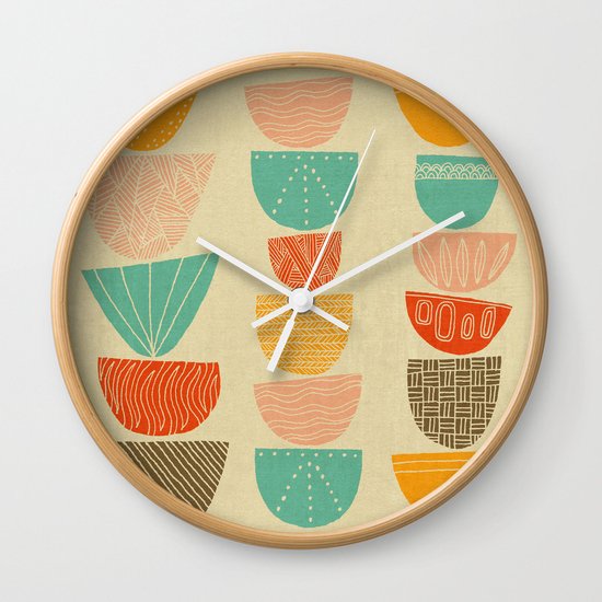 Stacks Wall Clock
