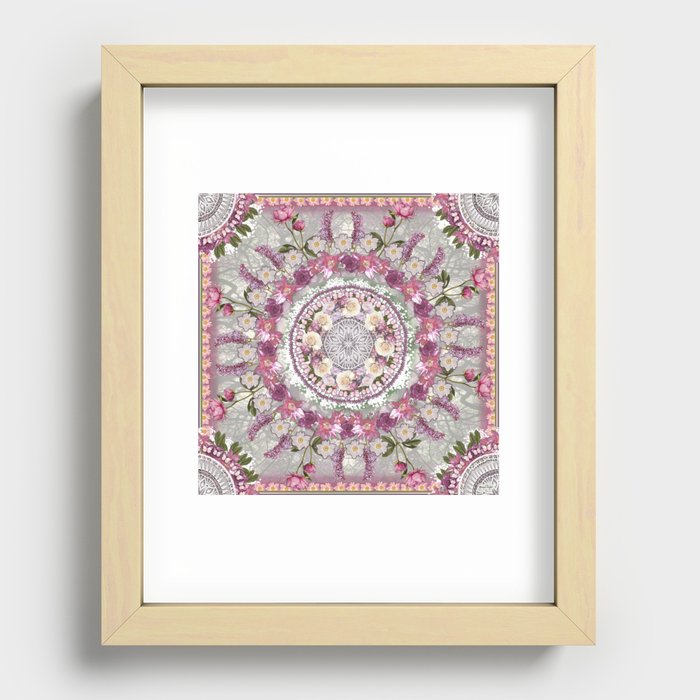 Spring Pinks Recessed Framed Print