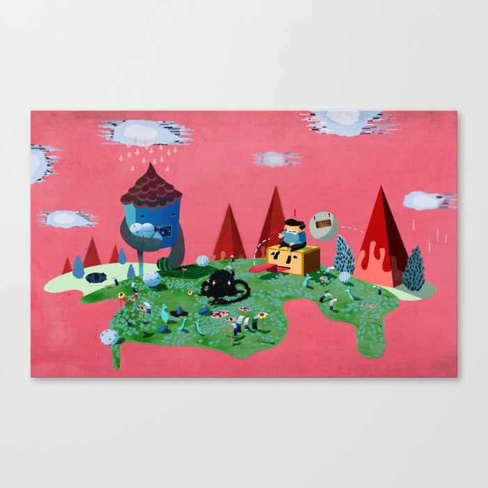 Fun World Canvas Print