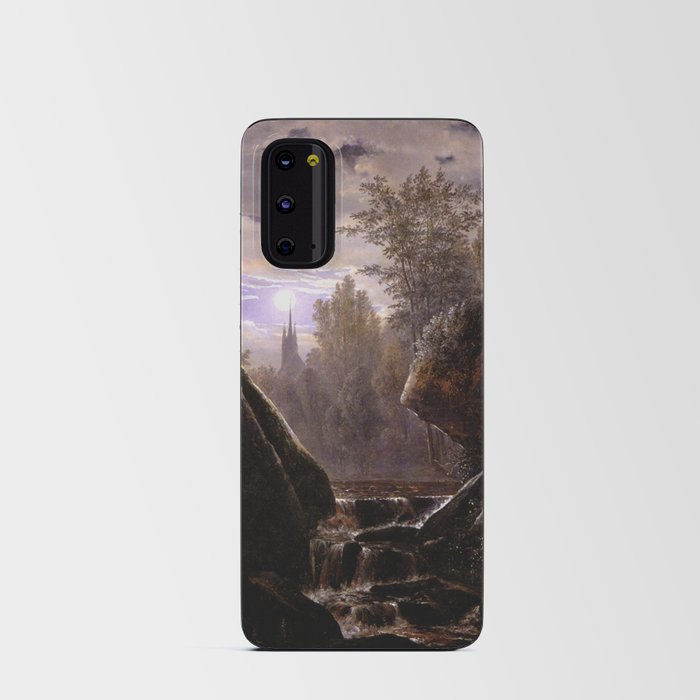 a moonlit night - Carl Wagner  Android Card Case