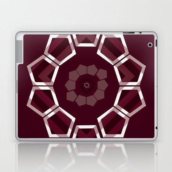 GeoFlower - Plumb Laptop & iPad Skin