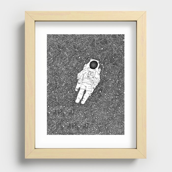 Astronaut Recessed Framed Print